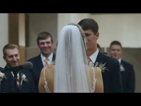 Kylie & Ben 9.20.25, frame from their wedding film