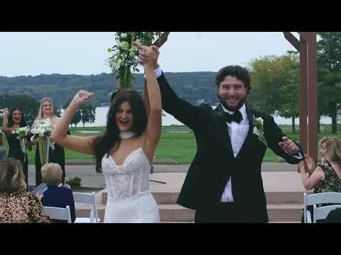 Kristin & Matt 9.19.25, frame from their wedding film