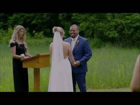 Emily & Jesse 6.7.25, frame from their wedding film