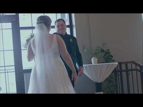 Cailey & Shane 3.15.25, frame from their wedding film